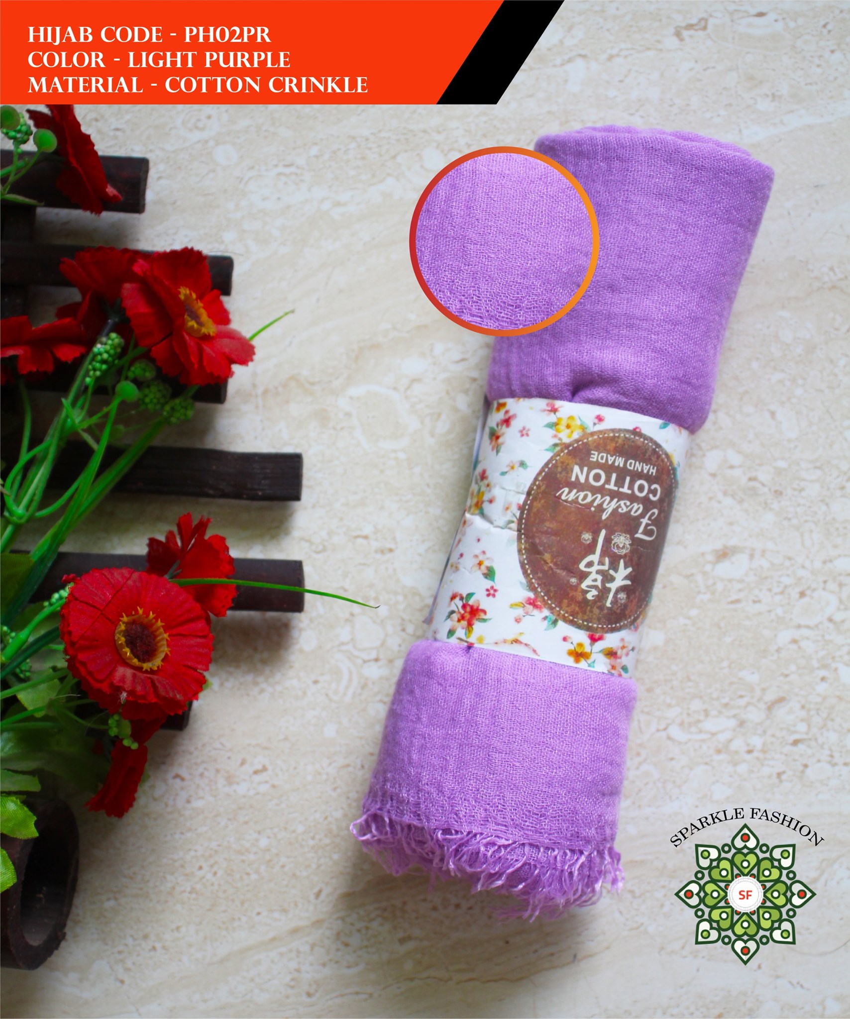 Crinkle Cotton Hijab01